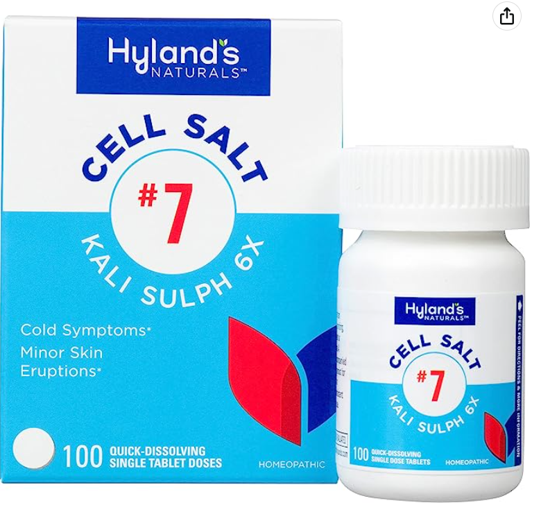 Hyland’s Naturals No. 7 Cell Salt Kali Sulph 6X Tablets