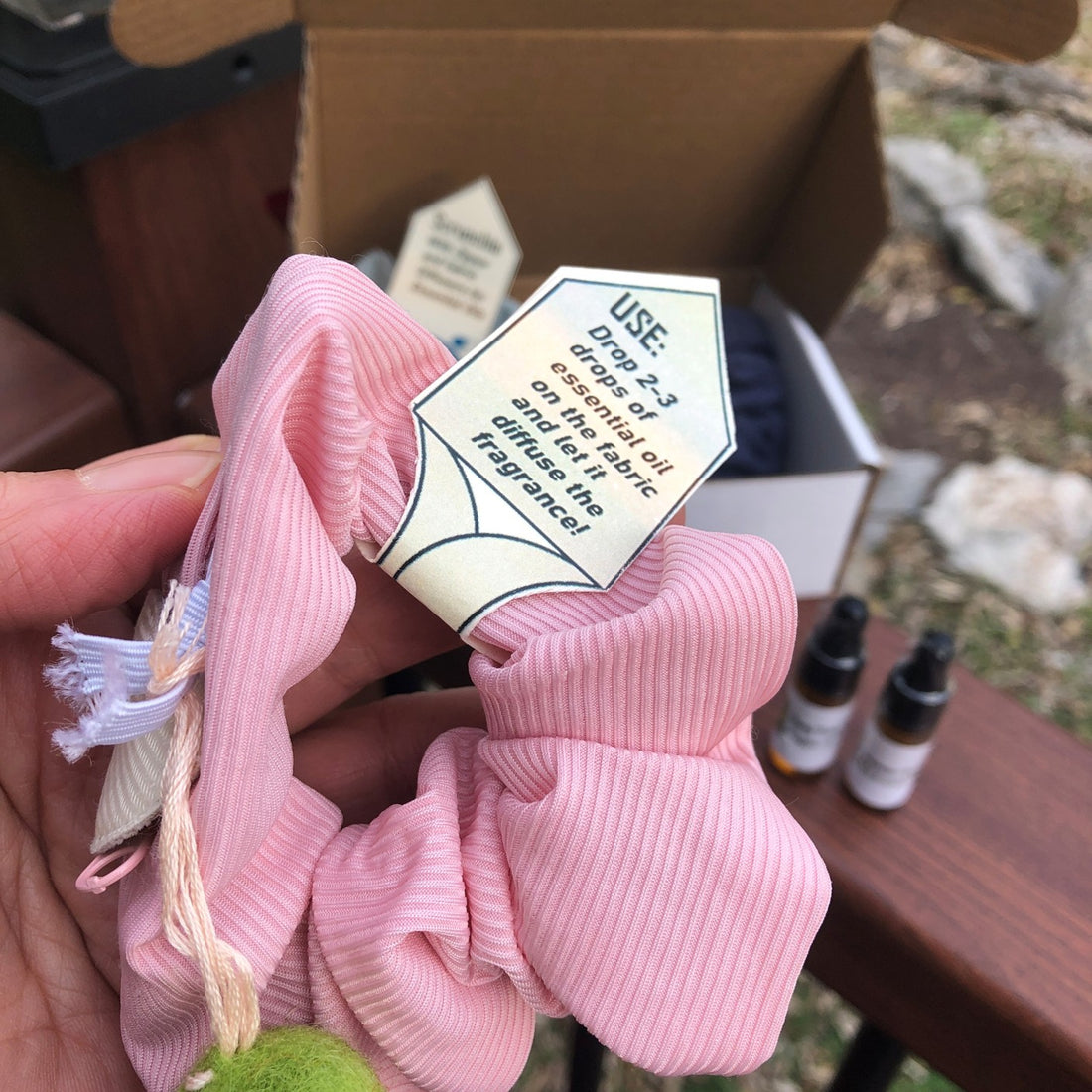 Scrunchies with A Secret - Your Personal Aromatherapy Kit